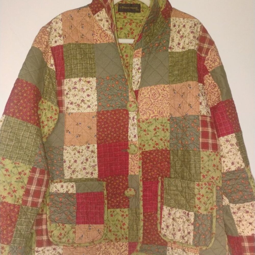 Donna Sharp Vintage patchwork jacket - image 1